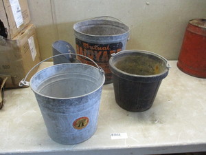 lot 107 image: Buckets and Feed Scoop
