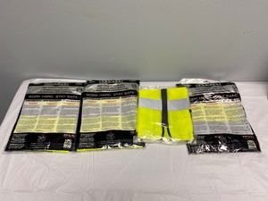 4 PACKS OF HIGH VISIBILITY WORK WEAR YELLOW
