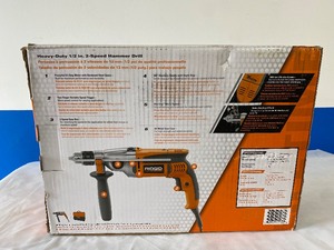 RIDGID HEAVY DUTY 12 2 SPEED HAMMER DRILL