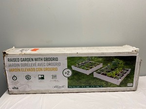 RAISED GARDEN WITH GROGRID