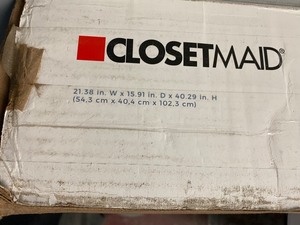 CLOSETMAID TAUPE FINISH DRAWER UNIT