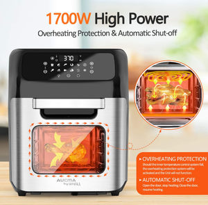 Whall 1700W Electric Air Fryer Oven 13QT 12-in-1 Baking Dehydrating Rotisserie (Brand New)