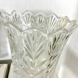 Fifth Avenue LTD Crystal Portico Hurricane Candle Holder Vase