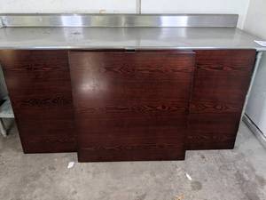 lot 456 image: Set of (3) 36 x 36 Wood Table Tops