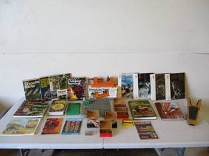 lot 38 image: Lot of Miscellaneous Shot Gun Bullet Reloading Primers AmmoAmmunition Supplies and books.