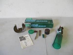 lot 90 image: RCBS Uniflow Powder Measure Gun reloading Supply in Box.