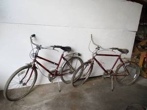 lot 98 image: Lot of 2 Vintage Bicycles. Adorable His and Hers.