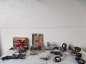 lot 117 image: Lot of 9 various Electric Hand Tools