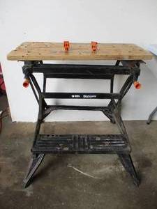 lot 130 image: Black & Decker Workmate Work Center Table with Vise