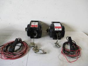 lot 155 image: Lot of 2 Towing 6000 pound capacity Winches
