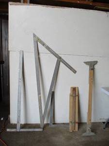 lot 178 image: Various Squares Jig Square, framing, sheetrock.