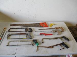 lot 182 image: Lot of Saws