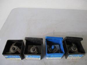 lot 194 image: Lot of 4 Rockwell International Carbide Tipped Shapers Cutters.