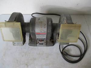 lot 200 image: Sears Craftsman 12HP Commercial Bench Grinder. Model 397.1949