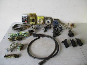 lot 210 image: Lot of Trailer Wiring, harnesses and Plugs