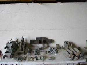 lot 216 image: Lot of framing Brackets and Joist Hangers.