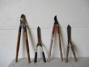lot 219 image: Lot of Pruners and Hedge ClippersTrimmers