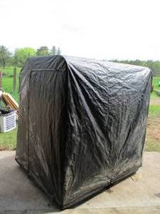 lot 258 image: FoldableCollapsable Ice Fishing ShackTent