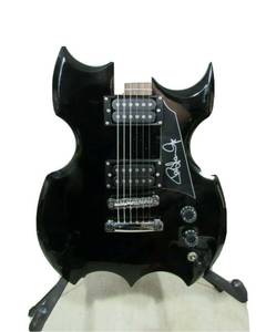 1996 Paul Stanley Signed Kiss Limited Edition Lyon by Washburn Electric Guitar