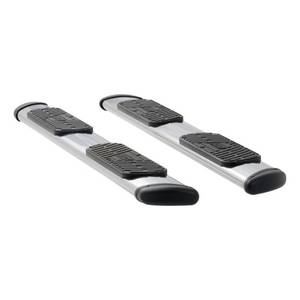 lot 167 image: NOS Luverne Regal 7 Polished Stainless Steel 88 Oval Step Bars - Part No. 477088 - Fits 2009-2022 Dodge Ram 150025003500