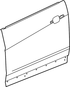 lot 185 image: NOS Genuine GM Outer Door Panel - Part No. 23290592 - Fits 2017-2022 GMC Acadia