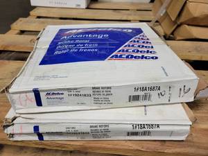lot 199 image: NOS ACDelco Brake Rotor Set - Part No. 19241833