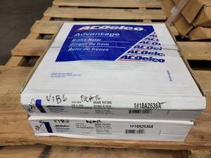 lot 201 image: NOS ACDelco Brake Rotor Set - Part No. 19264896