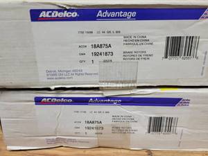 lot 205 image: NOS ACDelco Brake Rotors - Part No. 19241873