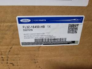 lot 210 image: Genuine Ford Step Bars - 5 Chromed Aluminum - Super Crew Angular - Part No. FL3Z-16450-HB - Fits 2015-2021 Ford F150