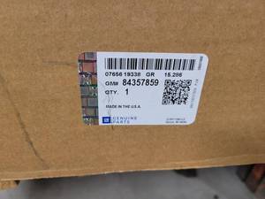 lot 222 image: NOS GM Front Row Floor Liners - Part No. 84357859 - Fits 2018-2020 Chevrolet Silverado, Suburban & Tahoe