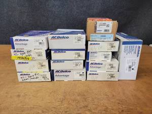 lot 299 image: Lot of (14) New Old Stock GM  AC Delco Brake Shoes  Pads - See Pictures for more details