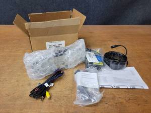 lot 314 image: NEW Rostra 250-8803-CMOS RearSight Rear-View Mirror w 3.5 TFT LCD Monitor - OnStar Controls, Temperature Readout, Compass Readout & RearSight CMOS Backup Camera