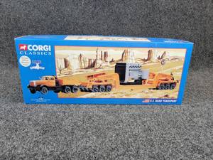 lot 55 image: CORGI Classics Allied Diamond T980 & 24-Wheel Girder Trailer w Generator Load 150 Scale Diecast Truck