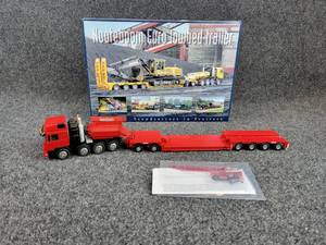 lot 87 image: CONRAD Noteboom EURO Lowboy Truck and Trailer 150 Scale Diecast Model Part No. 611140