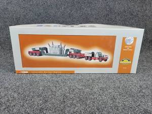 lot 93 image: CORGI Heavy Haulers Diamond T980 Semi w Trailer and Transformer Load 150 Scale Diecast Model