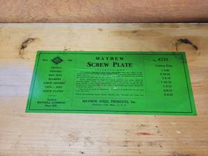Vintage MAYHEW Tap and Die Set and Torkflash Torque Wrench in Case