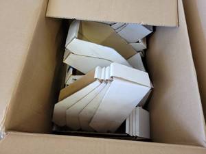 (2) Big Boxes of Assorted Cardboard Parts Bins