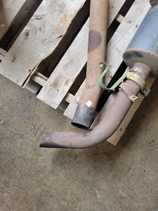 Generator Muffler and Exhaust Tube - Tube is 2.5 and Muffler is 20 x 7