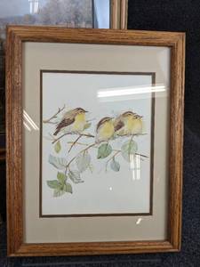 Lot of 2 Prints and 1 Artists Proof in Frames