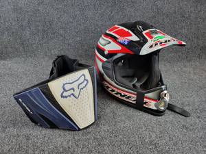 ONeal Motorcycle Helmet - Size Large and FOX Black Belt - Both Used