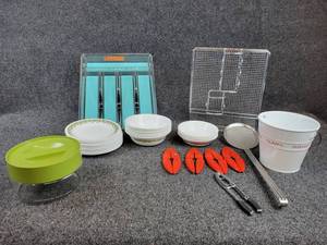 Corelle Dishes, Pyrex Container, Lobster Claw Crackers and More
