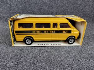 Vintage ERTL Toys Scholl Bus School District No. 31 - Measures about 12 x 5 x 5
