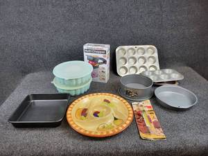 Vintage Tupperware, Muffin Tins, Cake Pans and More