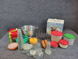 Tupperware, Party Wok Set, SS Colander and More