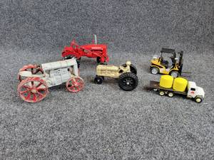 Farmall A Tractor 116 Diecast Model, Fordson Tractor, Forklift, Truck and More