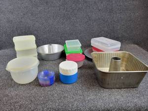 Vintage Tupperware, Square Angel Food Pan and More