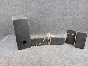 Phillips Surround Sound System w Subwoofer