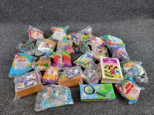 Lot of (25) Assorted McDonalds  Burger King Toys - Unopened