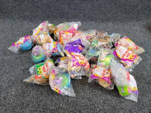 Lot of (25) Assorted McDonalds  Burger King Toys - Unopened