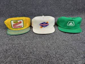 Lot of (3) Vintage Seed Hats - Pioneer, Dekalb and Pioneer